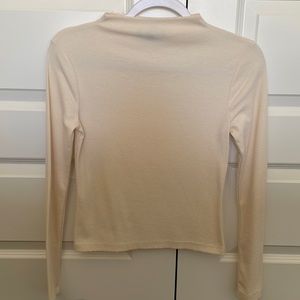 Cream turtleneck